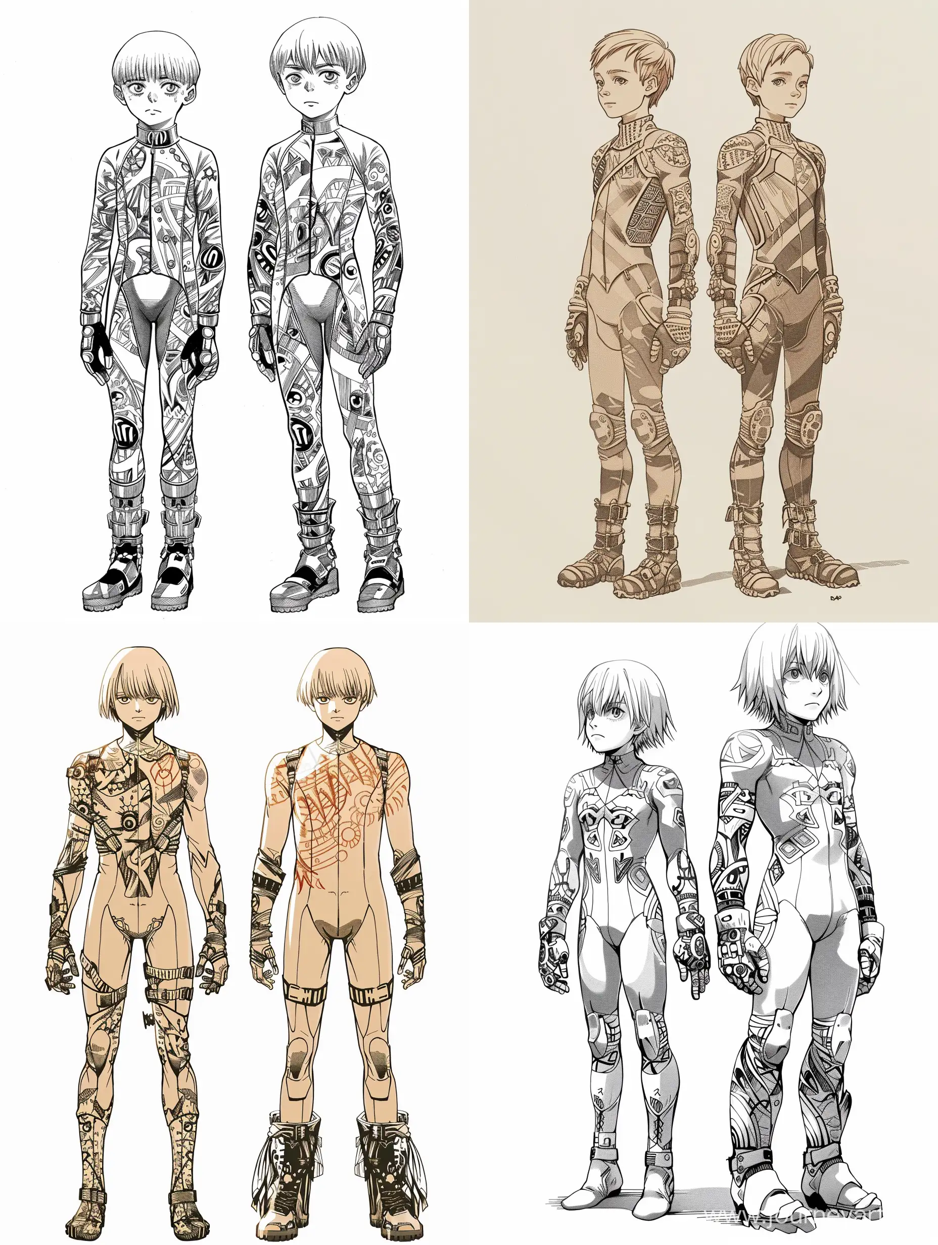 Dynamic-Manga-Twins-Blonde-Brothers-in-Insulated-Gear