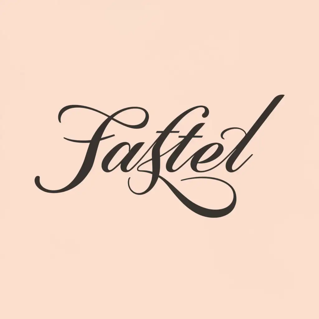 LOGO-Design-for-Fastel-Bold-and-Elegant-Makeup-Brand-with-a-Touch-of-Sophistication