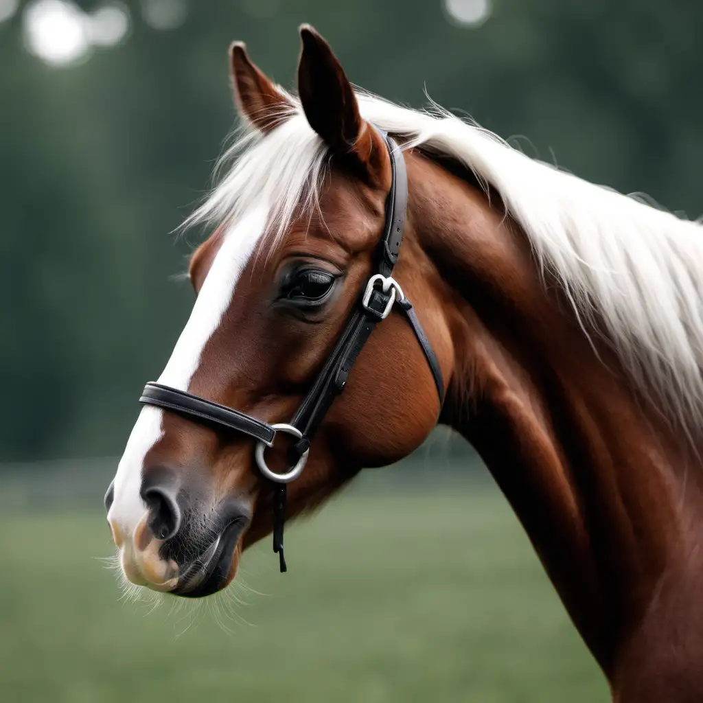 a happy horse