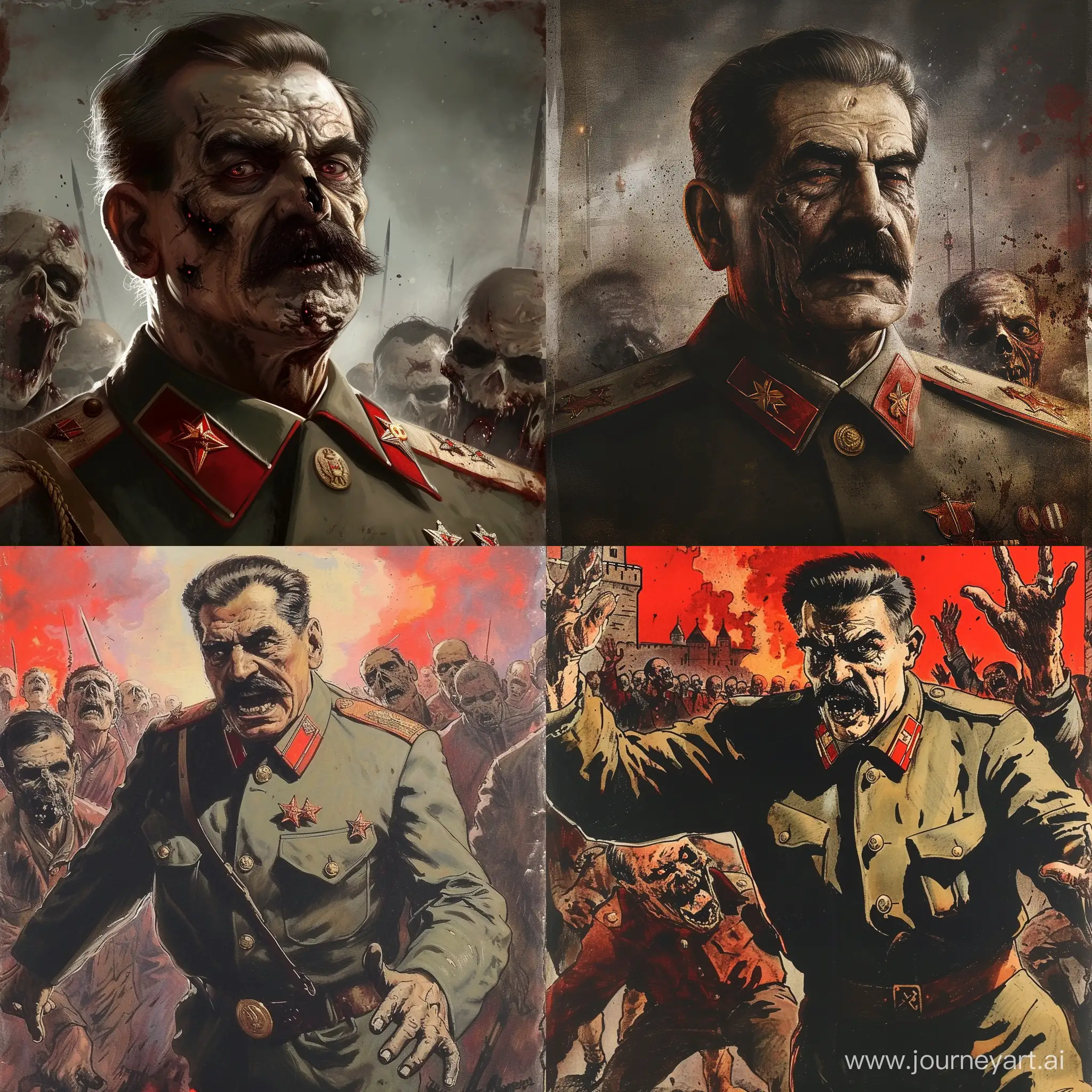 Сталин запрещает зомби воскреснуть