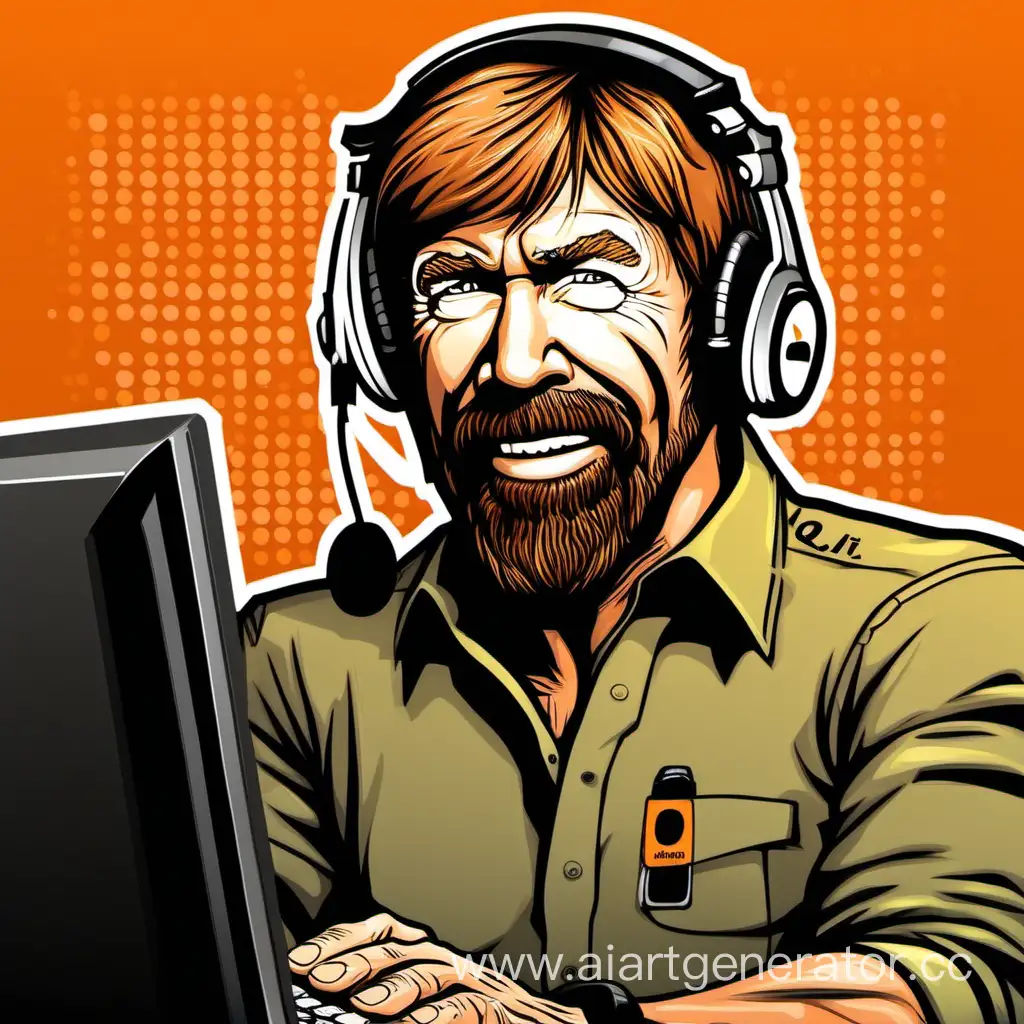 Chuck-Norris-Chat-Operator-with-QIWI-Wallet-Logo