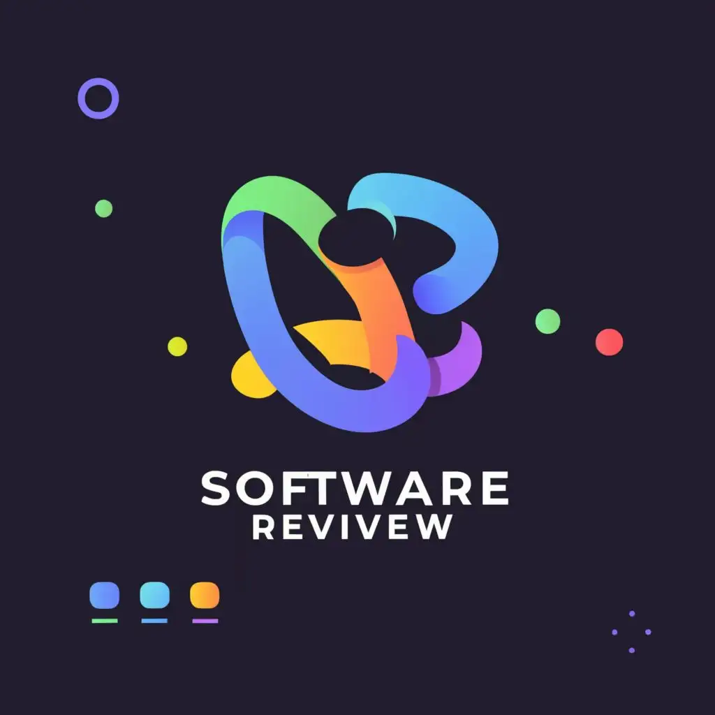 a logo design,with the text "Software Review", main symbol:Software,Minimalistic,clear background