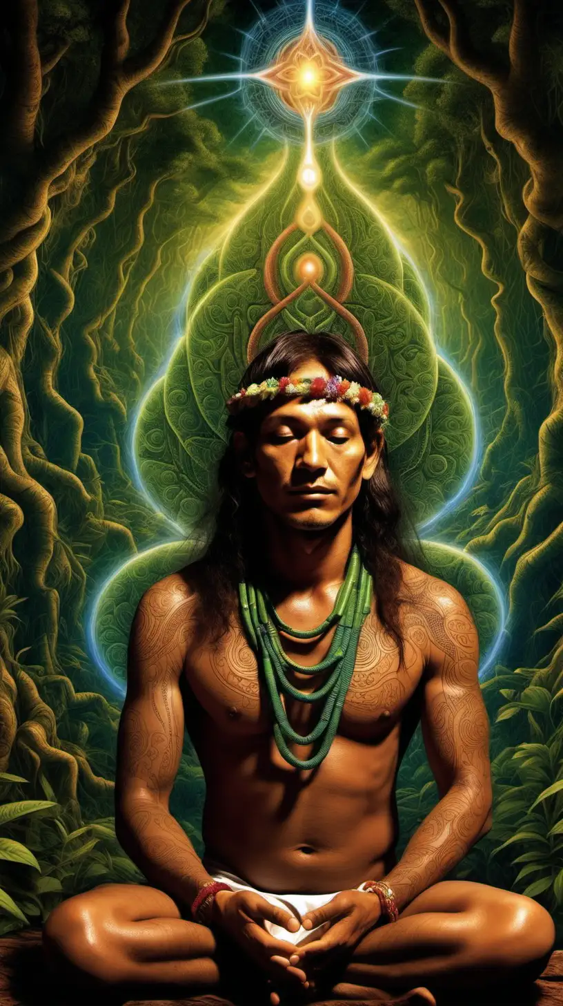 Ayahuasca Ritual Spiritual Awakening through Deep Introspection