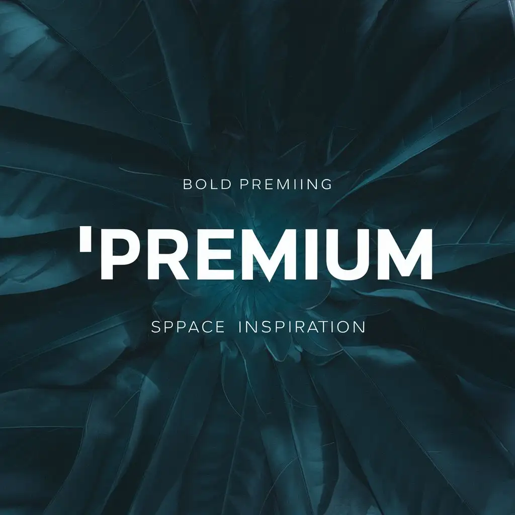 logo, Designing LOGO for bold typography PREMIUM emphasizing space and inspiration, with the text "PREMIUM", typography