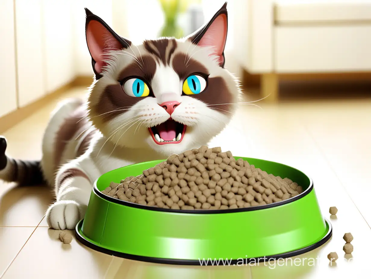 Кошачий корм для кошек Scratch "Поцарапай кота" Мджоу
