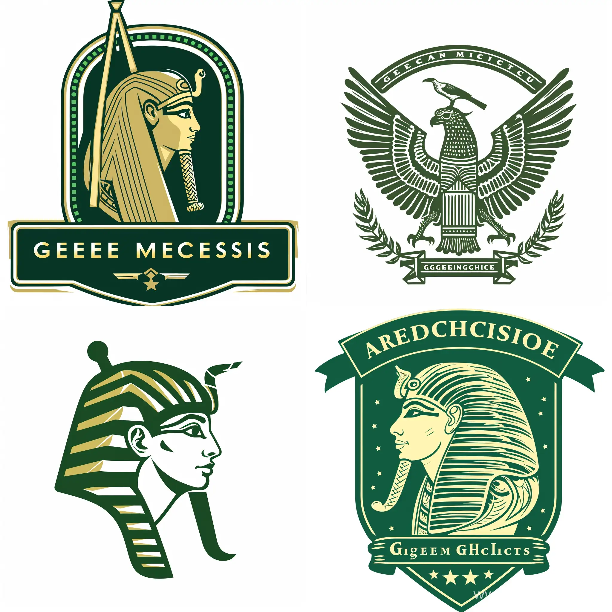 American-Egyptian-Green-Heights-School-Logo-Design