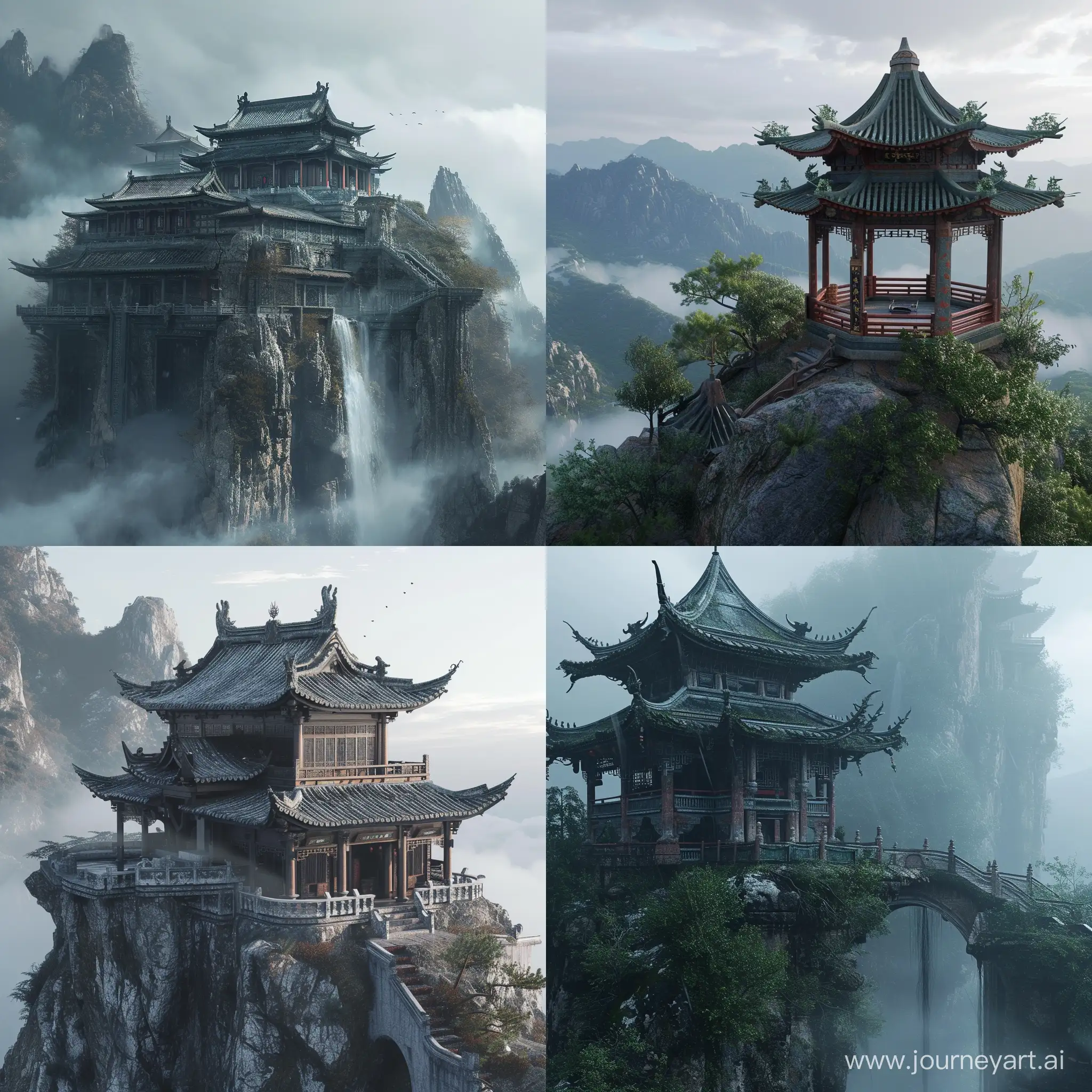 Mystical-Chinese-Temple-Atop-Serene-Mountain-Ancient-Wonders-Unveiled