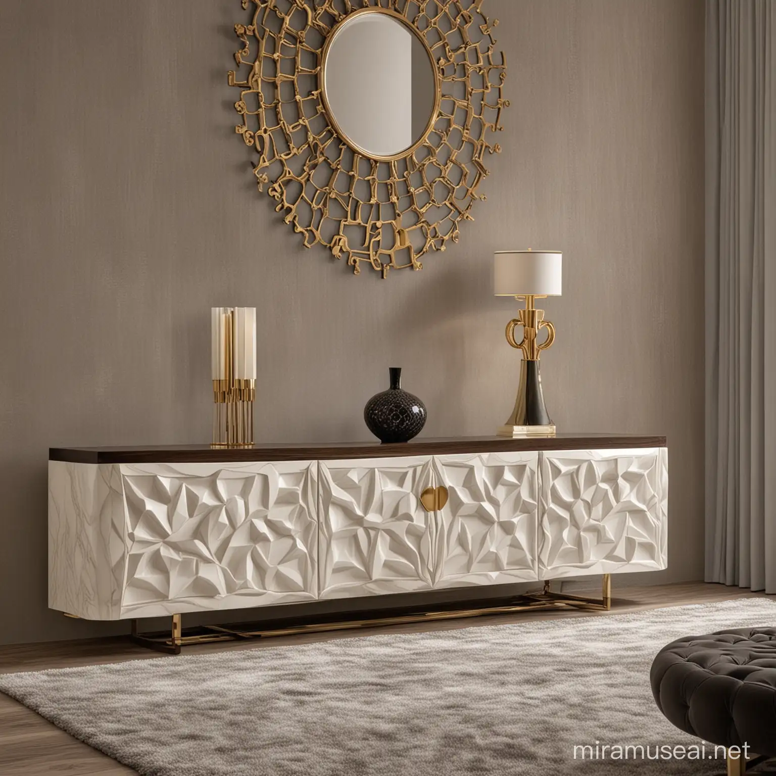 Luxury Living Room Furniture Set with Modern Design