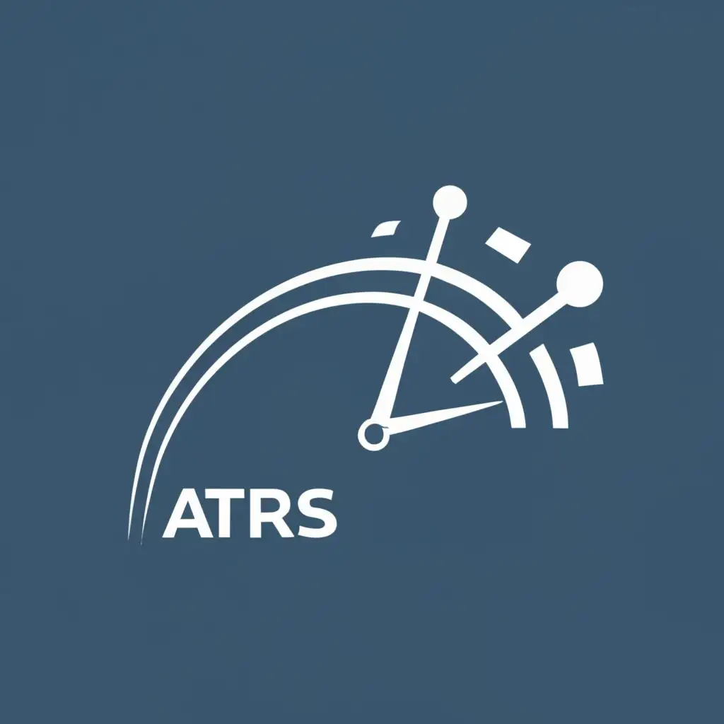 logo, automation, with the text "ATRS", typography, be used in Internet industry