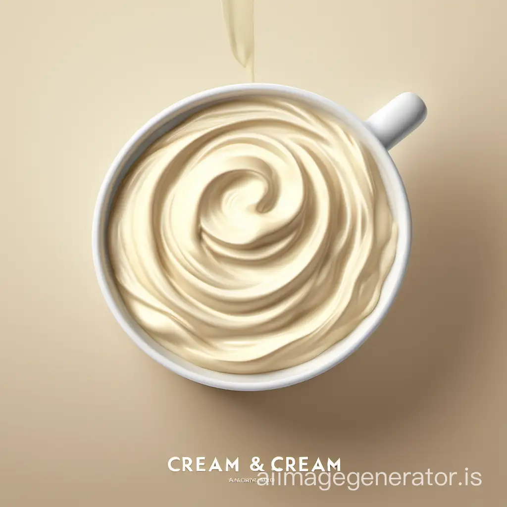 cream and cream