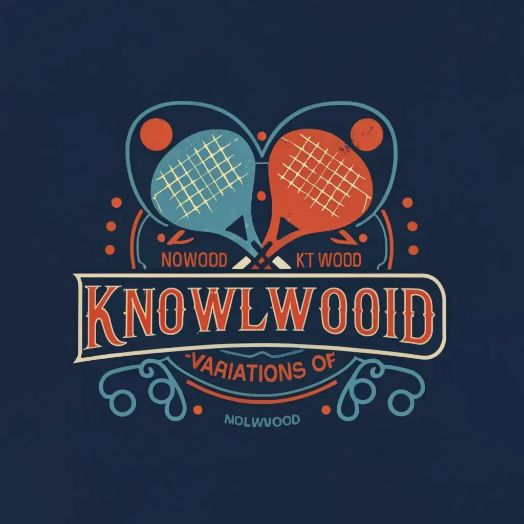 a logo design,with the text "Variations of Knowlwood, KTC, KNOWLWOOD", main symbol:We are a small tennis club in Montecito, CA - Knowlwood Tennis Club. We are looking for help with logos and designs that can be used for website, t-shirts, hats, and other apparel. Our website for reference is www.knowlwood.club. Our typical colors are green and navy blueLooking for a modern but classic look.

Target Market(s)
Our members

colours used in logo 
cobalt blue
bright red
coral red
star command blue 
persian green
slightly desaturated blue
contains mainly green
,Moderate,be used in Internet industry,clear background
