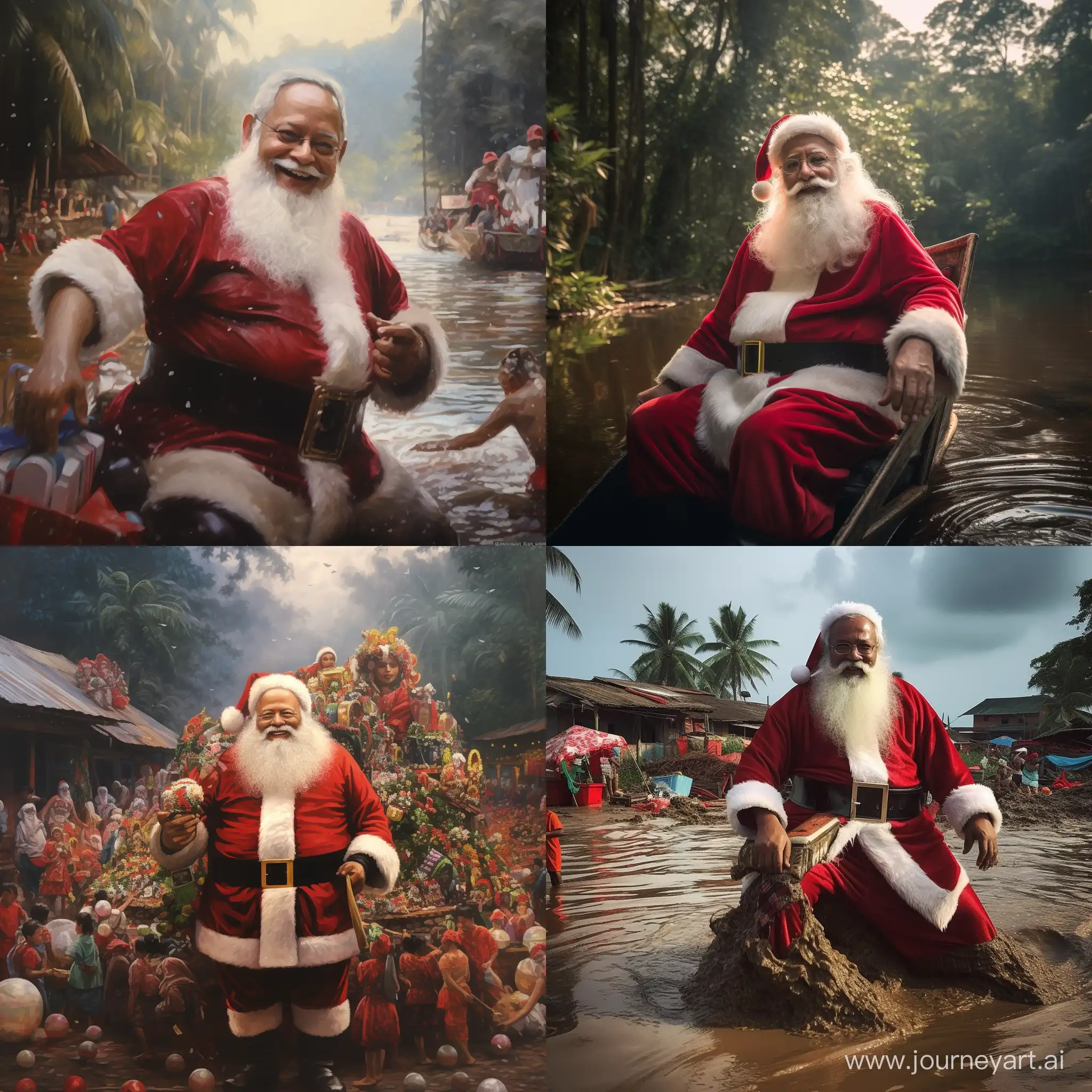 Santa-Claus-Spreading-Cheer-in-Keralas-Festive-Atmosphere