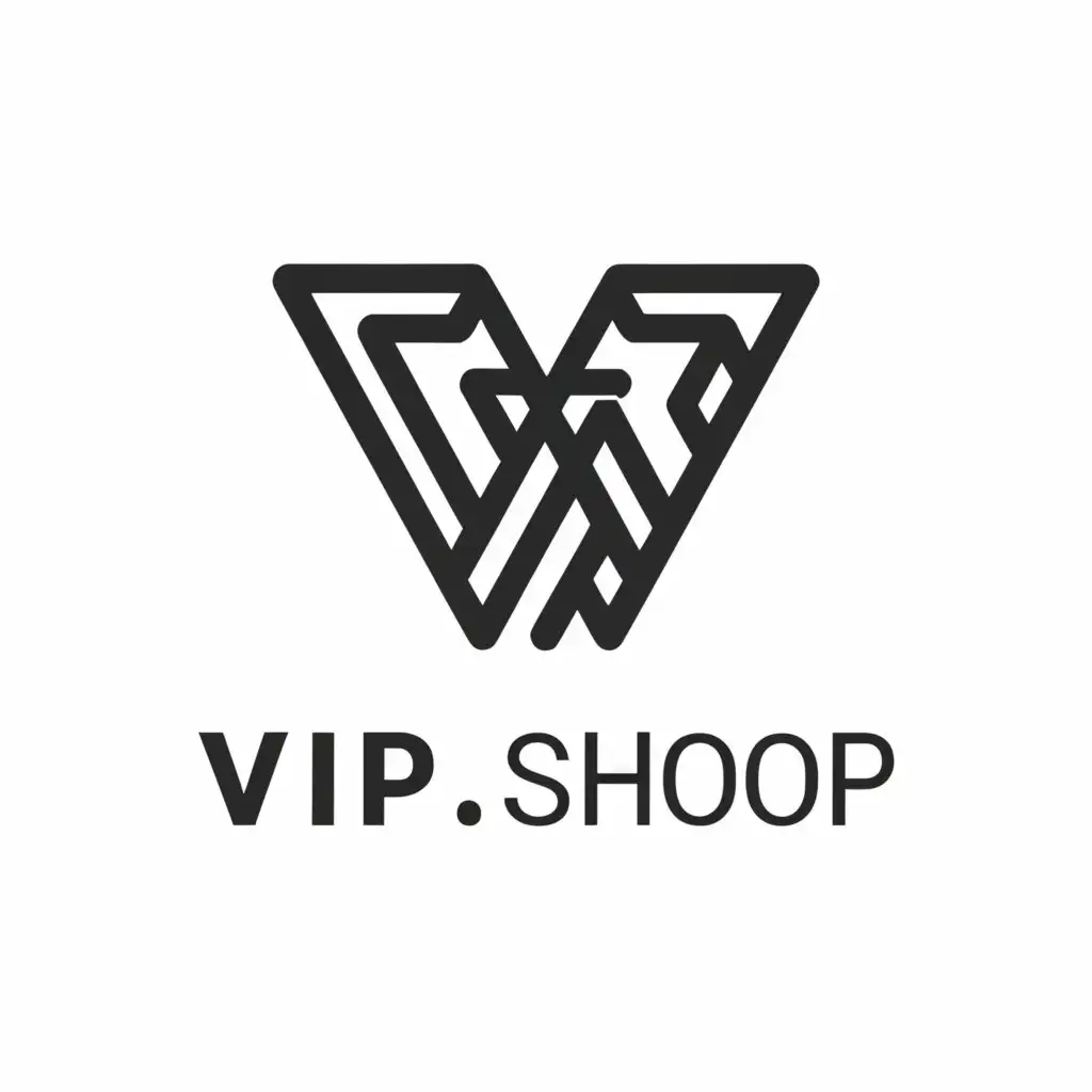 a logo design,with the text "vip.shop", main symbol:swimsuit,complex,be used in Retail industry,clear background