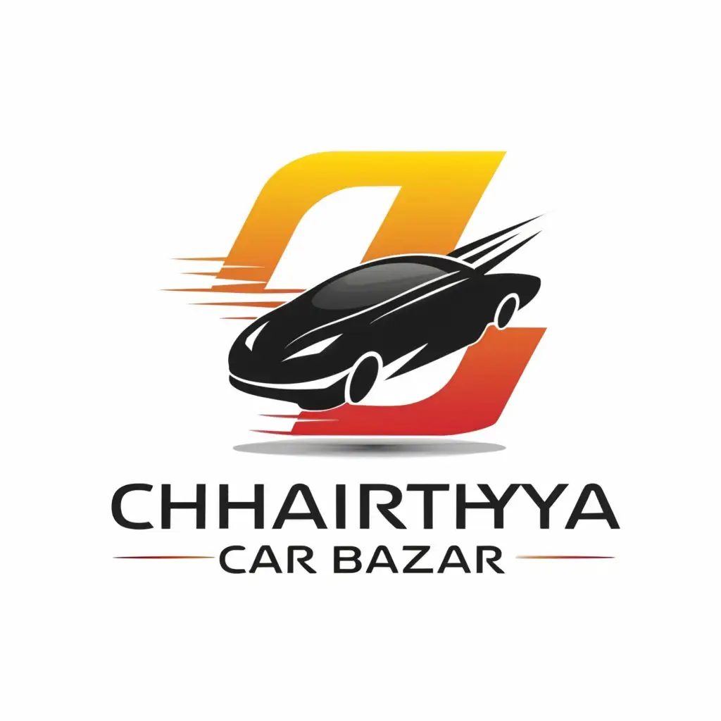 a logo design,with the text "Charithya Car Bazar", main symbol:CARS,complex,be used in Automotive industry,clear background