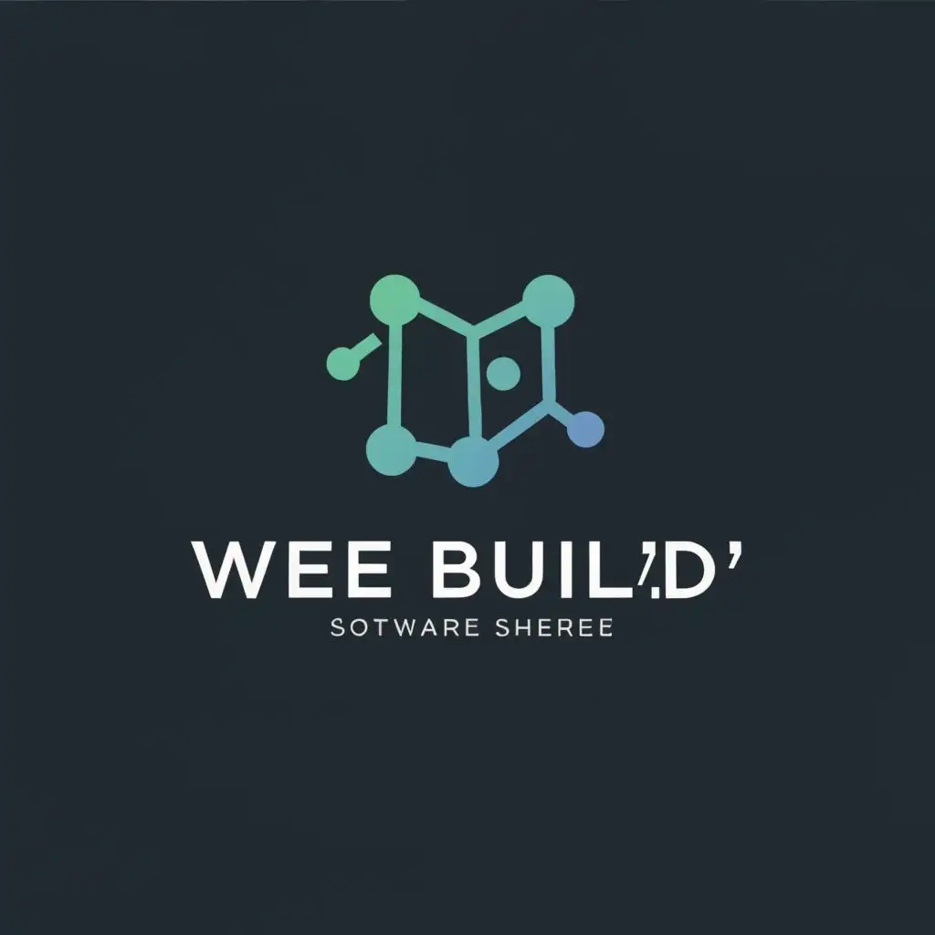 logo, SOFTWARE, with the text "WE BUILD", typography, be used in Technology industry