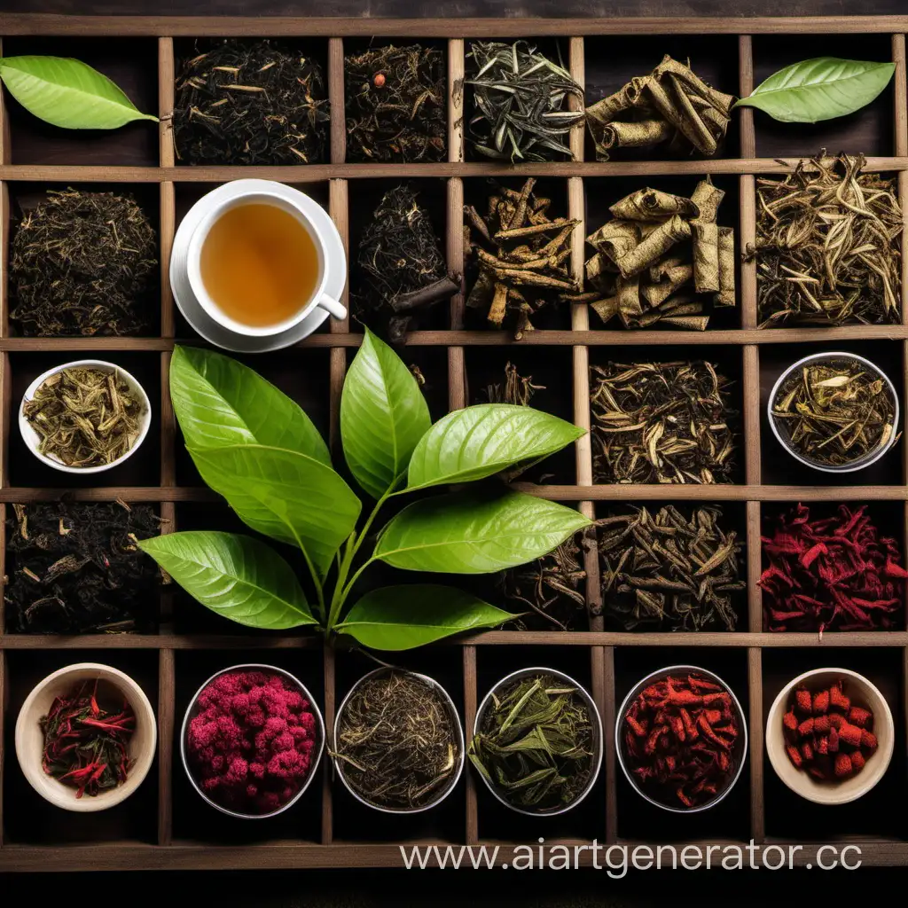 The tea world of aromas and flavors of Thailand