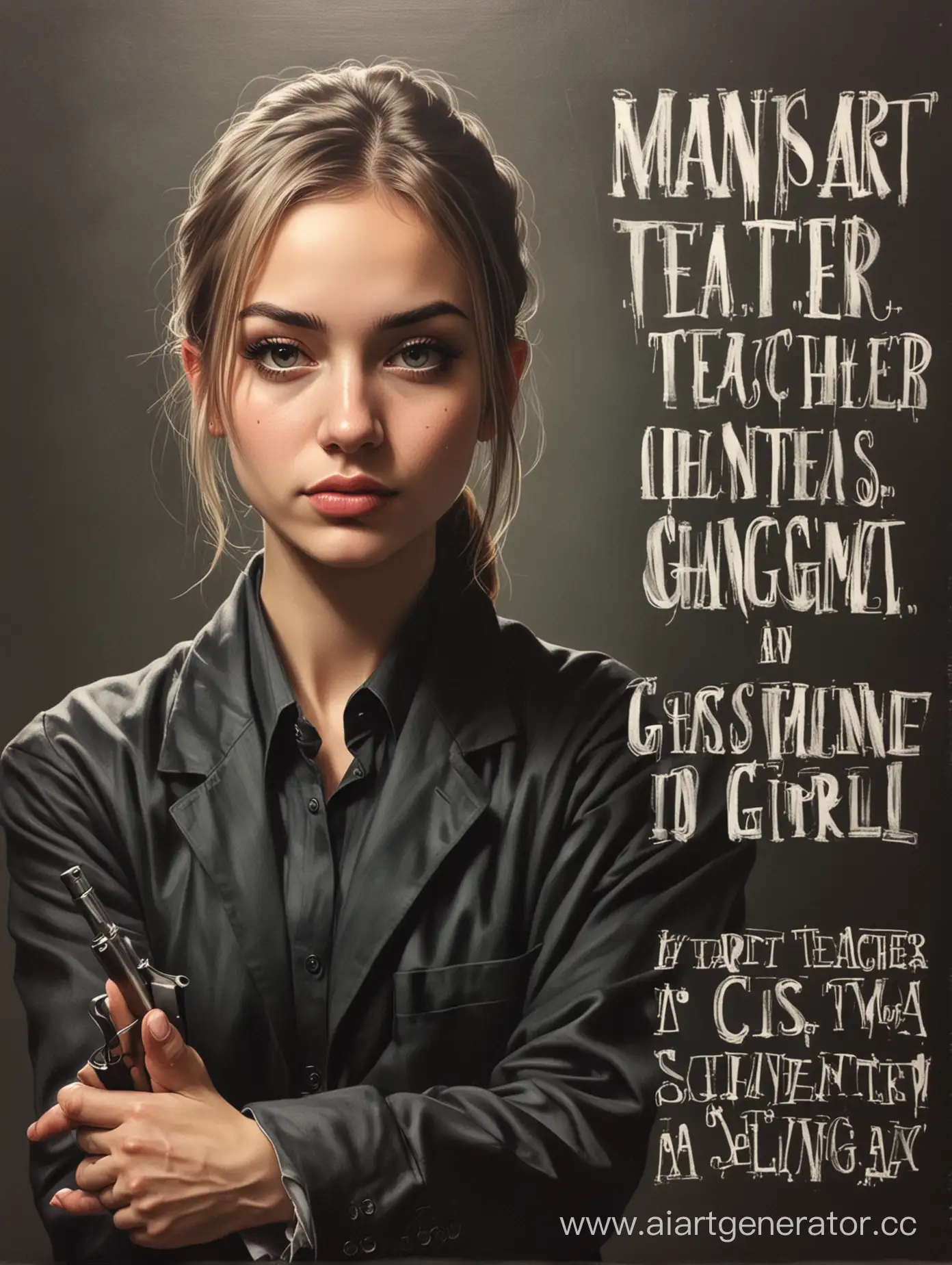 Art-Teacher-Instructing-GangsterStyle-Student