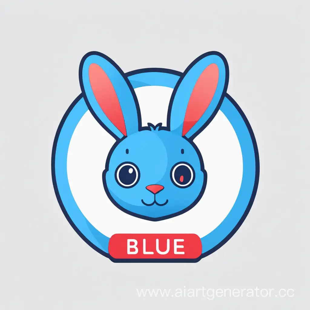 Blue-Rabbit-YouTube-Channel-Logo-Design