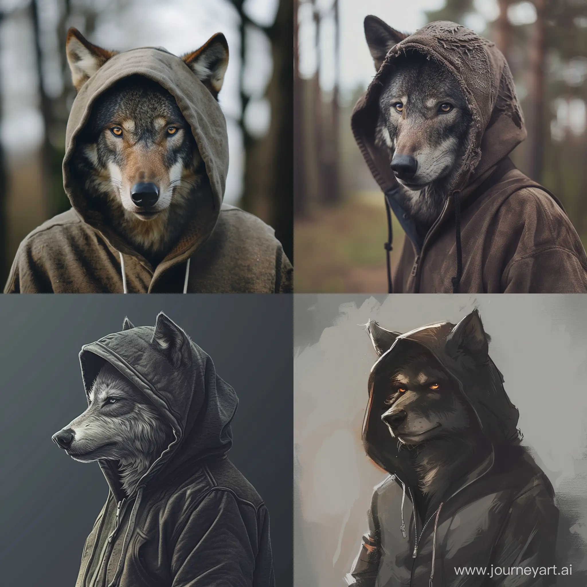 Mysterious-Hooded-ManWolf-in-Urban-Setting