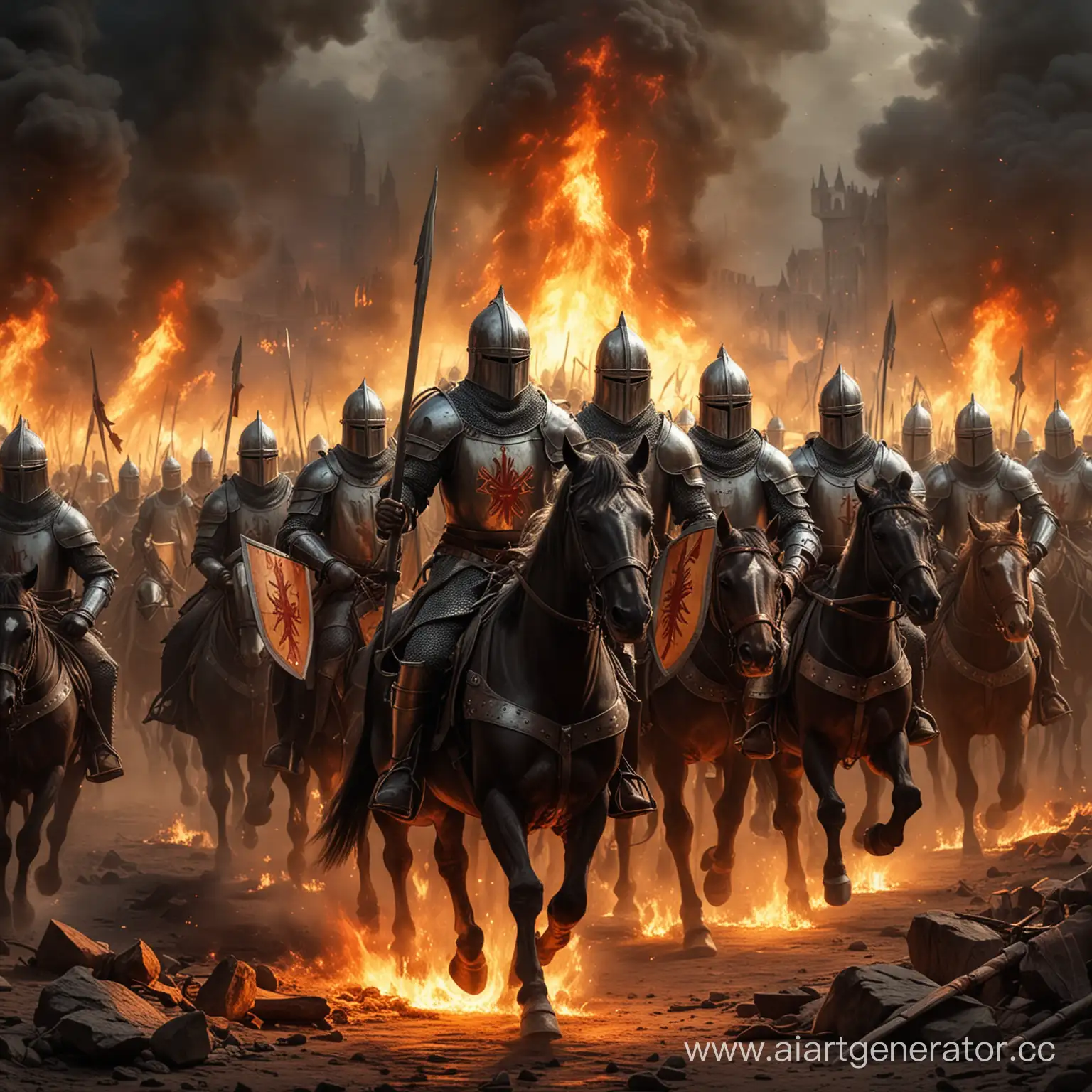 Fearless-Knights-Marching-Through-Flames