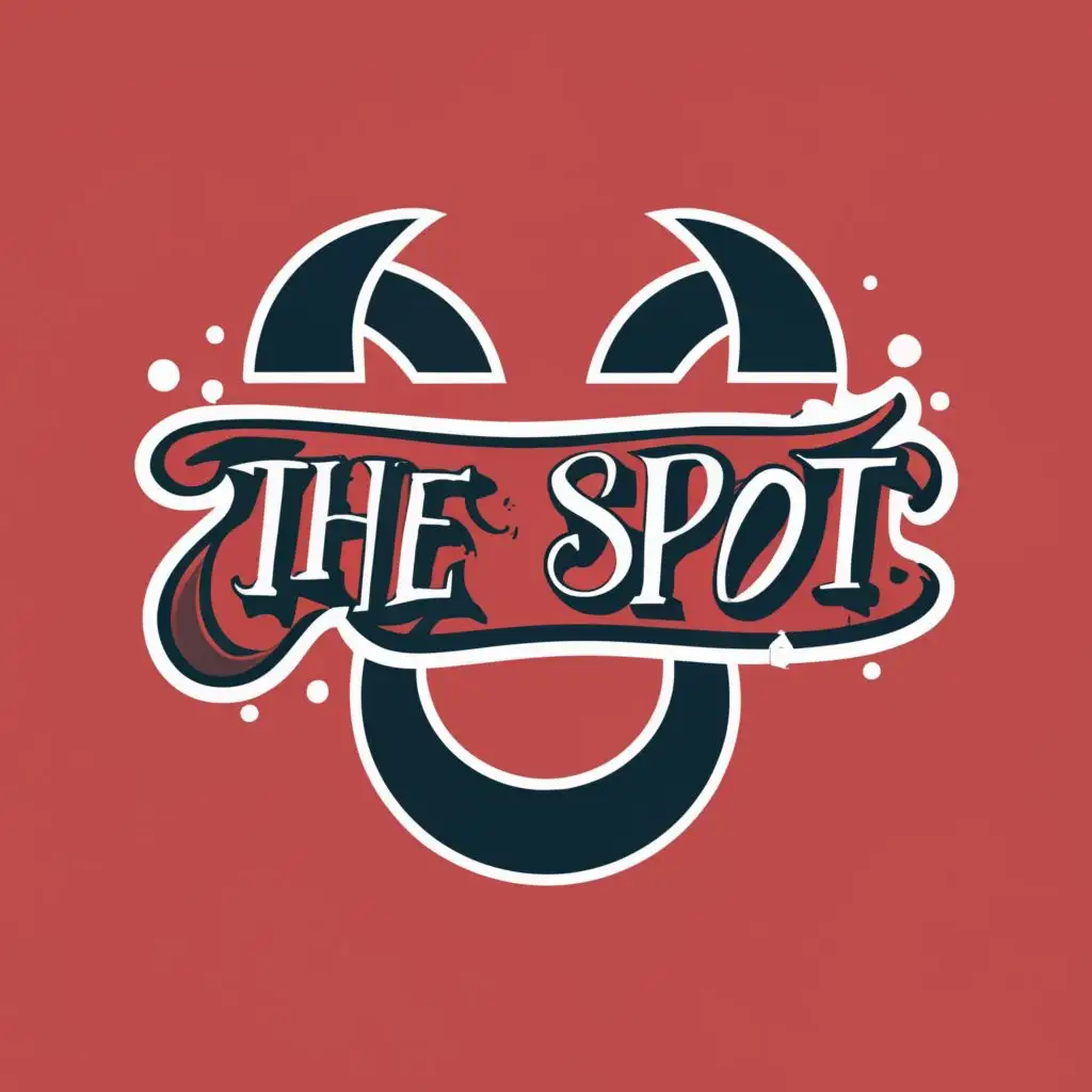 logo, Fire devil hell world earth, with the text "The Spot", typography, be used in Retail industry