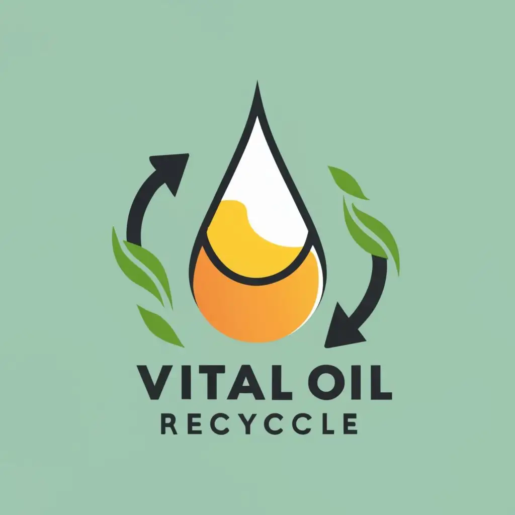 LOGO-Design-For-Vital-Oil-Recycle-Sustainable-Greenery-with-Innovative-Typography-for-the-Technology-Industry