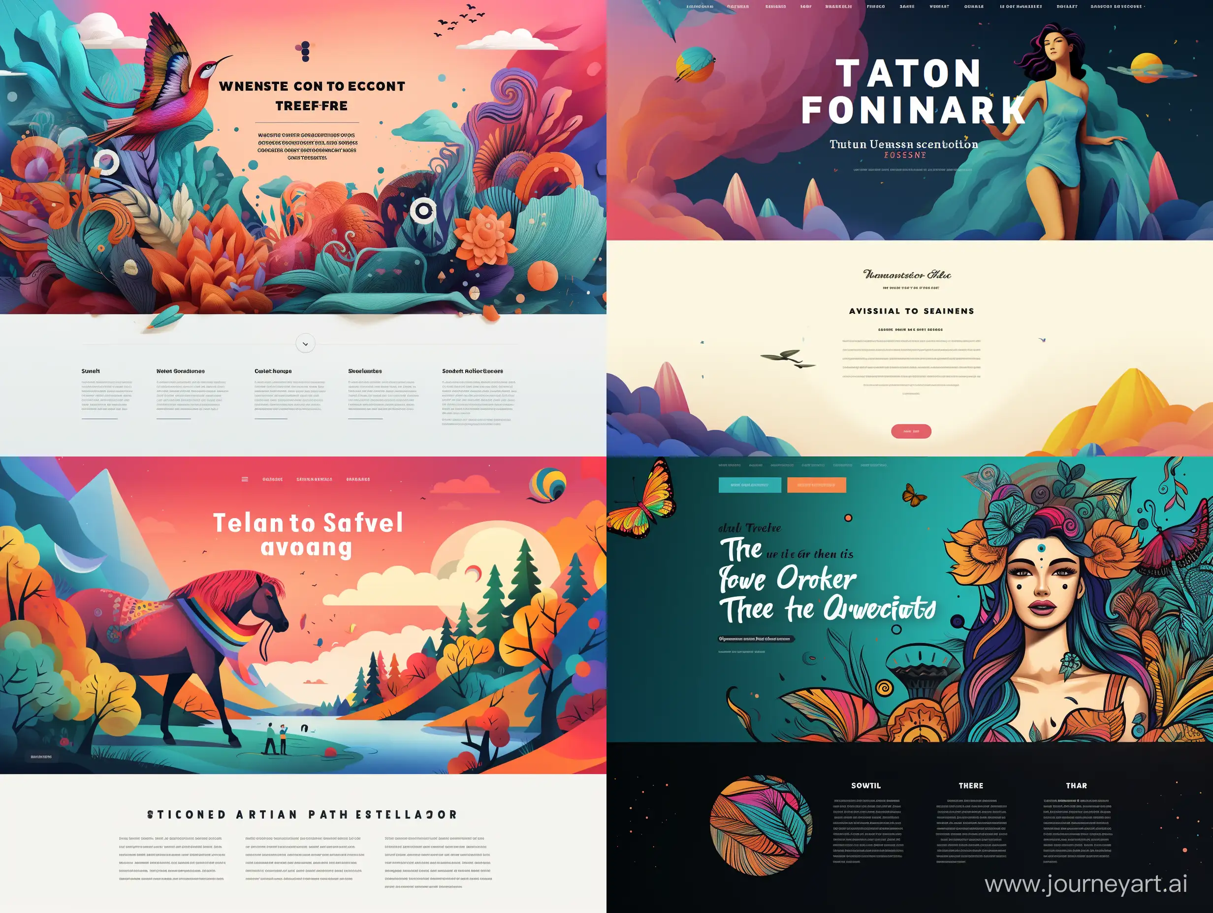 Modern-and-Sleek-Web-Design-for-Illustration-Creator-and-Designer-Company