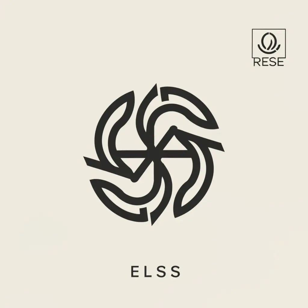 a logo design,with the text "Relse", main symbol:",Moderate,clear background
