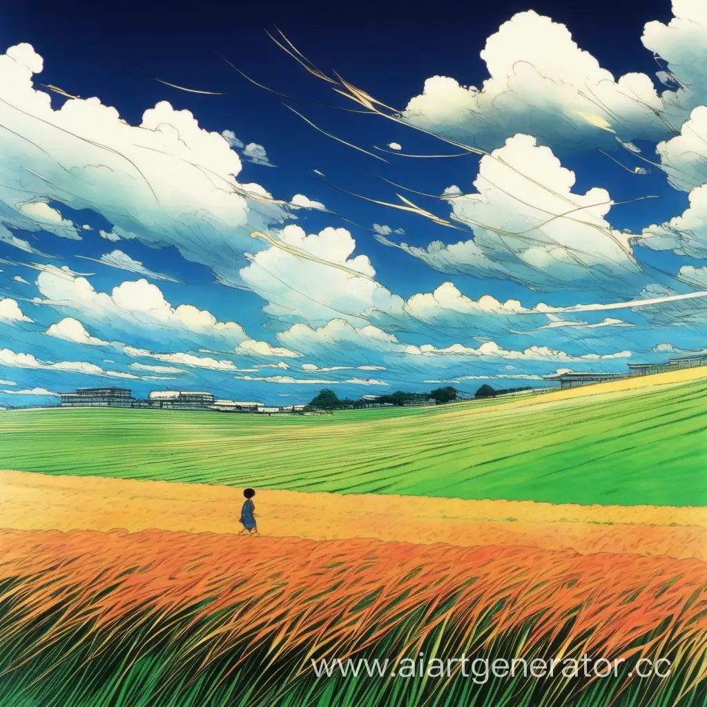 Japanese-Field-with-Windblown-Clouds-Inspired-by-Nujabes