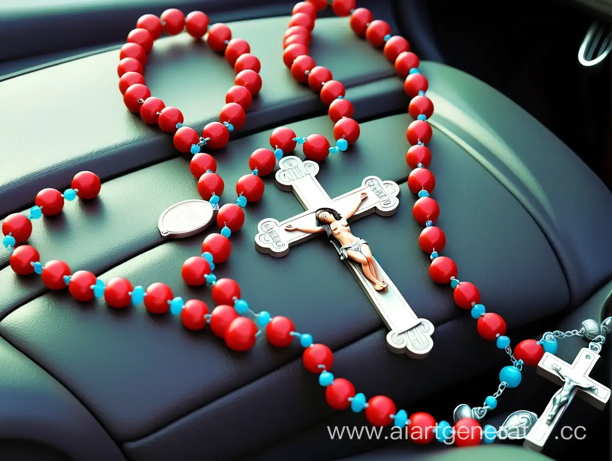 Unclasped-Rosaries-in-the-Car-Spiritual-Serenity-on-the-Go