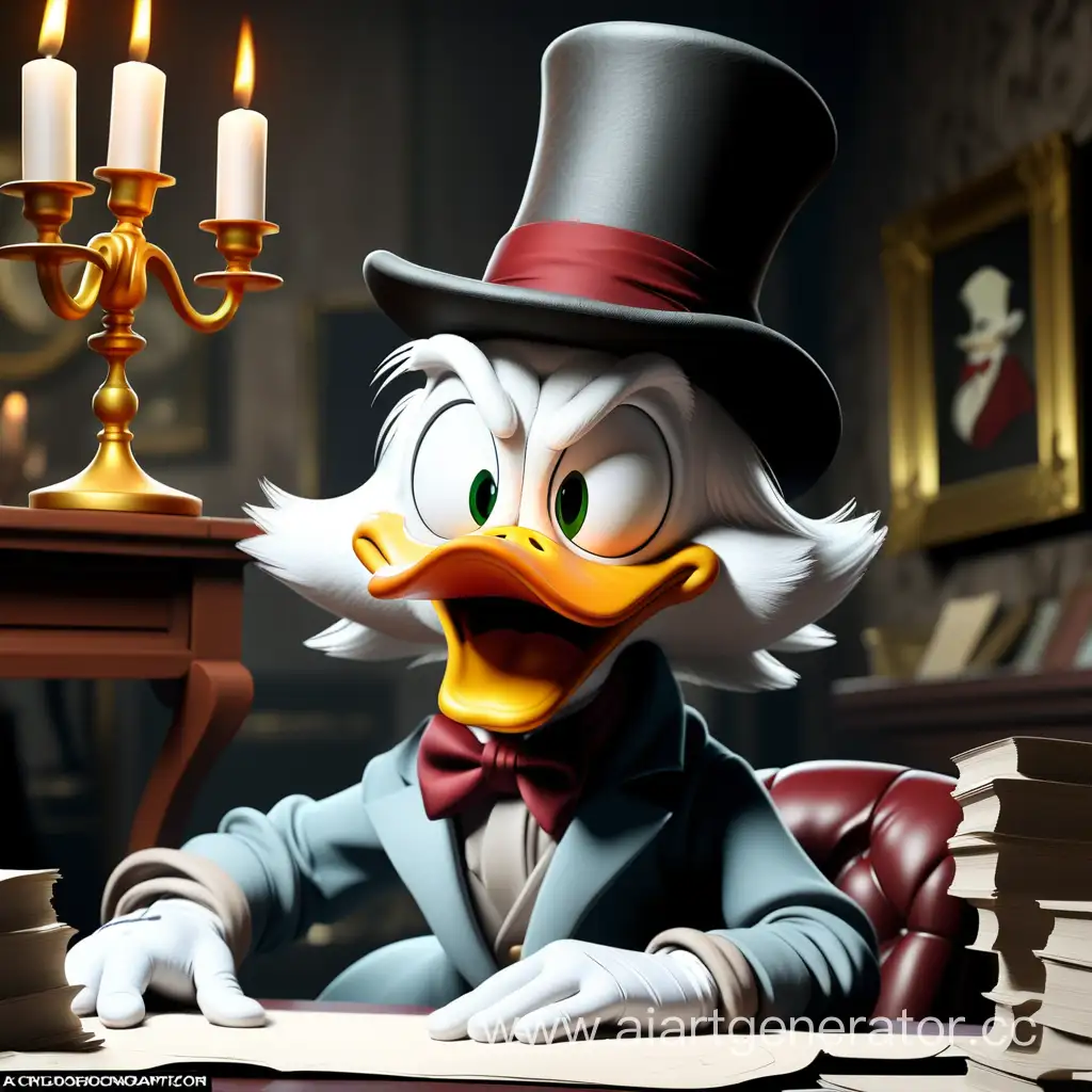 Scrooge-McDuck-Orchestrates-Extravagant-Spectacle