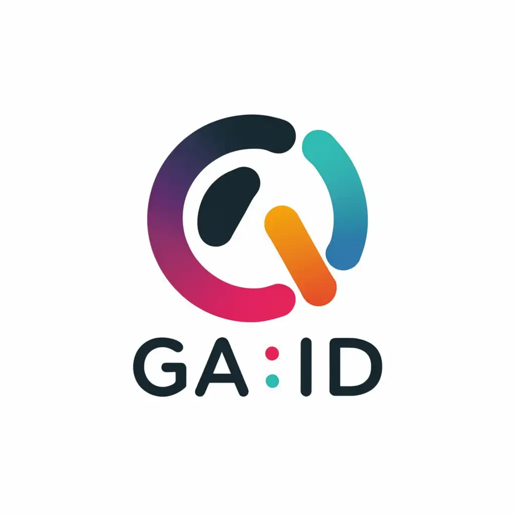 a logo design,with the text "GA ID", main symbol:Sharing and Selling Gadget,Minimalistic,be used in Technology industry,clear background