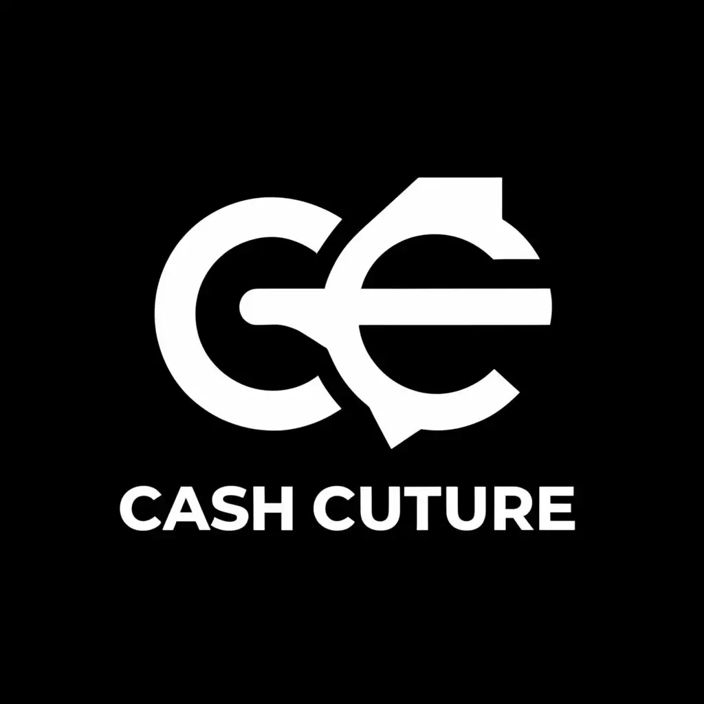 a logo design,with the text "Cash Culture", main symbol:Money,Minimalistic,be used in Retail industry,clear background
