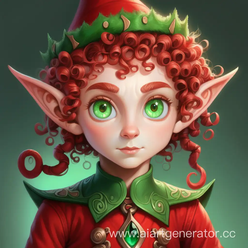 Vibrant-Red-CurlyHaired-Elf-with-Enchanting-Green-Eyes