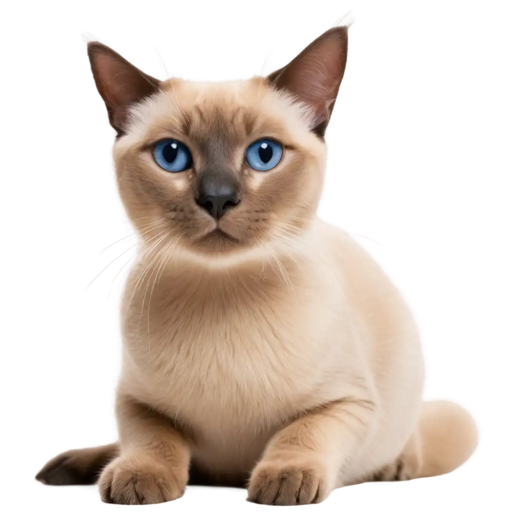 a cute seal-tabby point siamese  cat