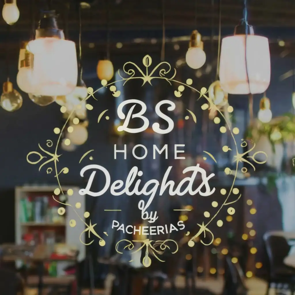 LOGO-Design-for-BS-Home-Delights-Elegant-Lights-Decor-with-Pacherias-Touch