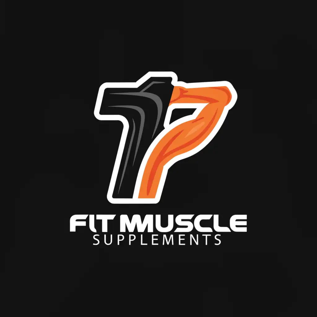 a logo design,with the text "fit muscle supplements", main symbol:fit,Moderate,clear background