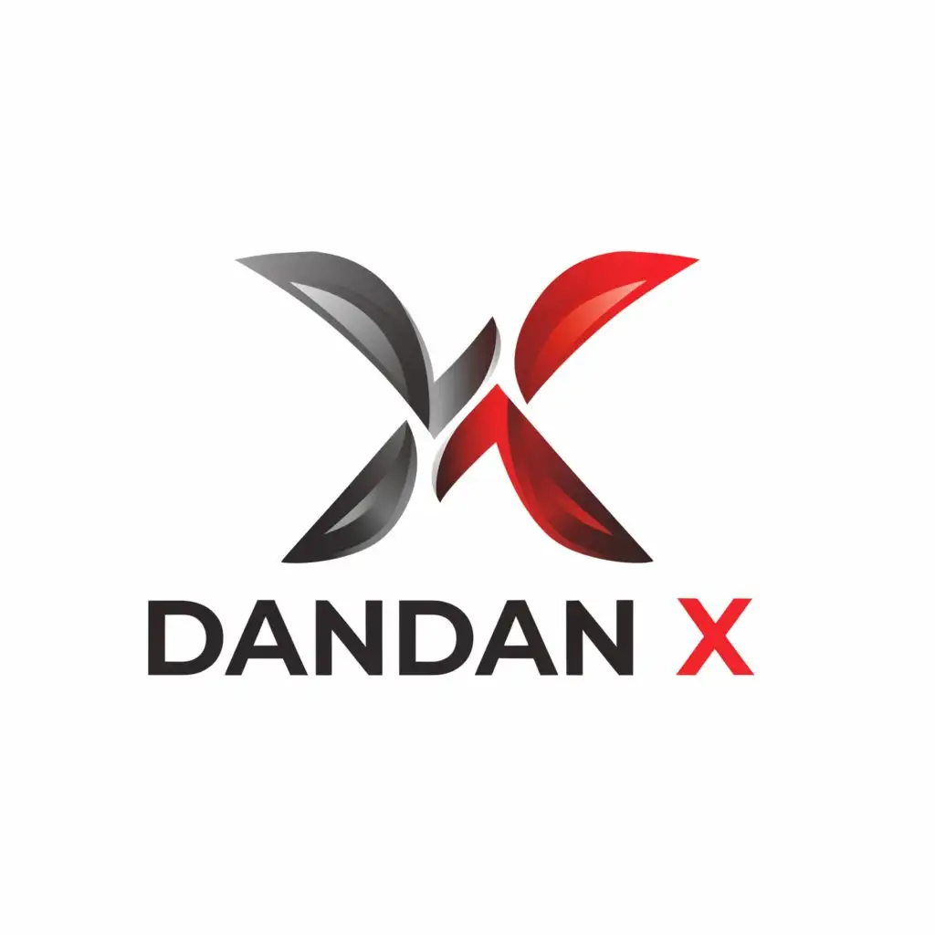 LOGO-Design-For-Dandan-X-Teeth-Emblem-with-Social-Media-Integration-on-a-Clean-Background