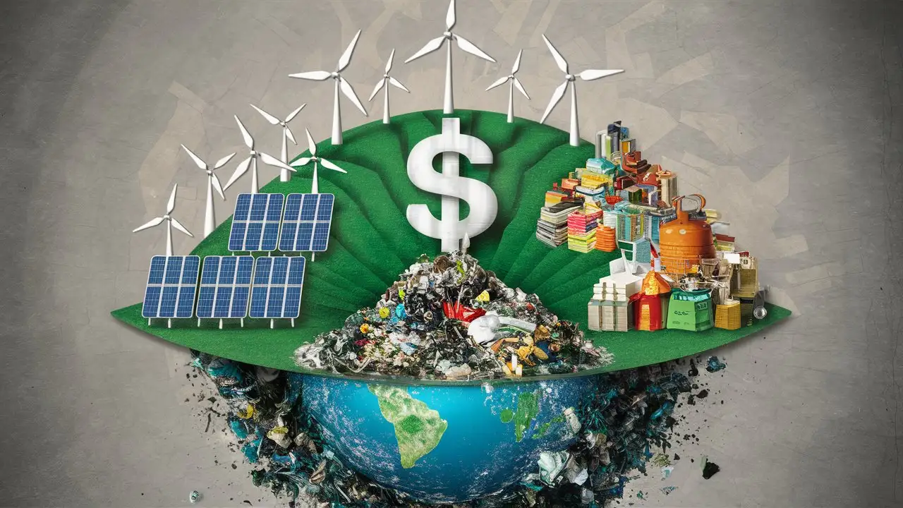 Sustainable Economic Growth through Renewable Energy and Reduced Consumption