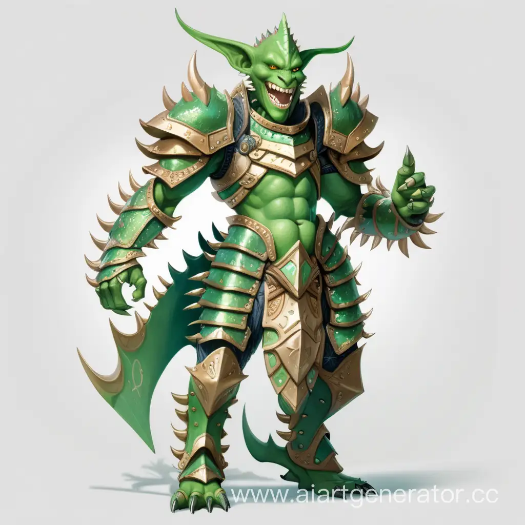 Enchanting-Green-Scaled-Humanoid-in-Magical-Armor-Smiles