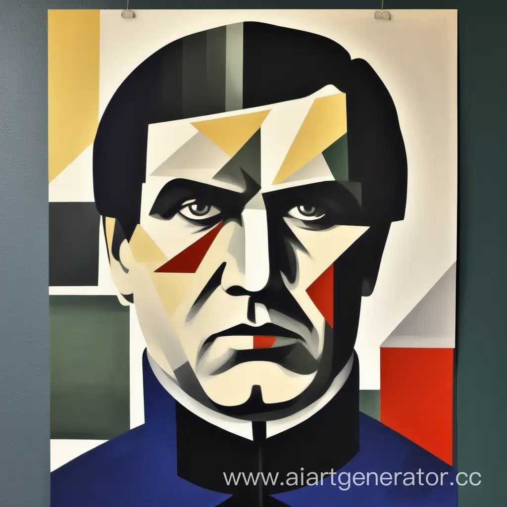 Kazimir-Malevich-Portrait-Constructivist-Poster-Art