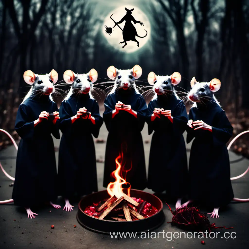 Sinister-Rat-Witches-Performing-Dark-Ritual-to-Summon-Satan