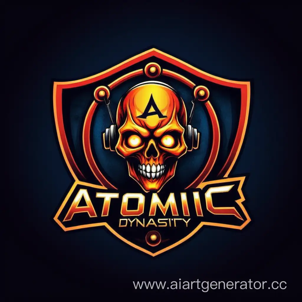 создай логотип для игровой команды Atomic Dynasty 
