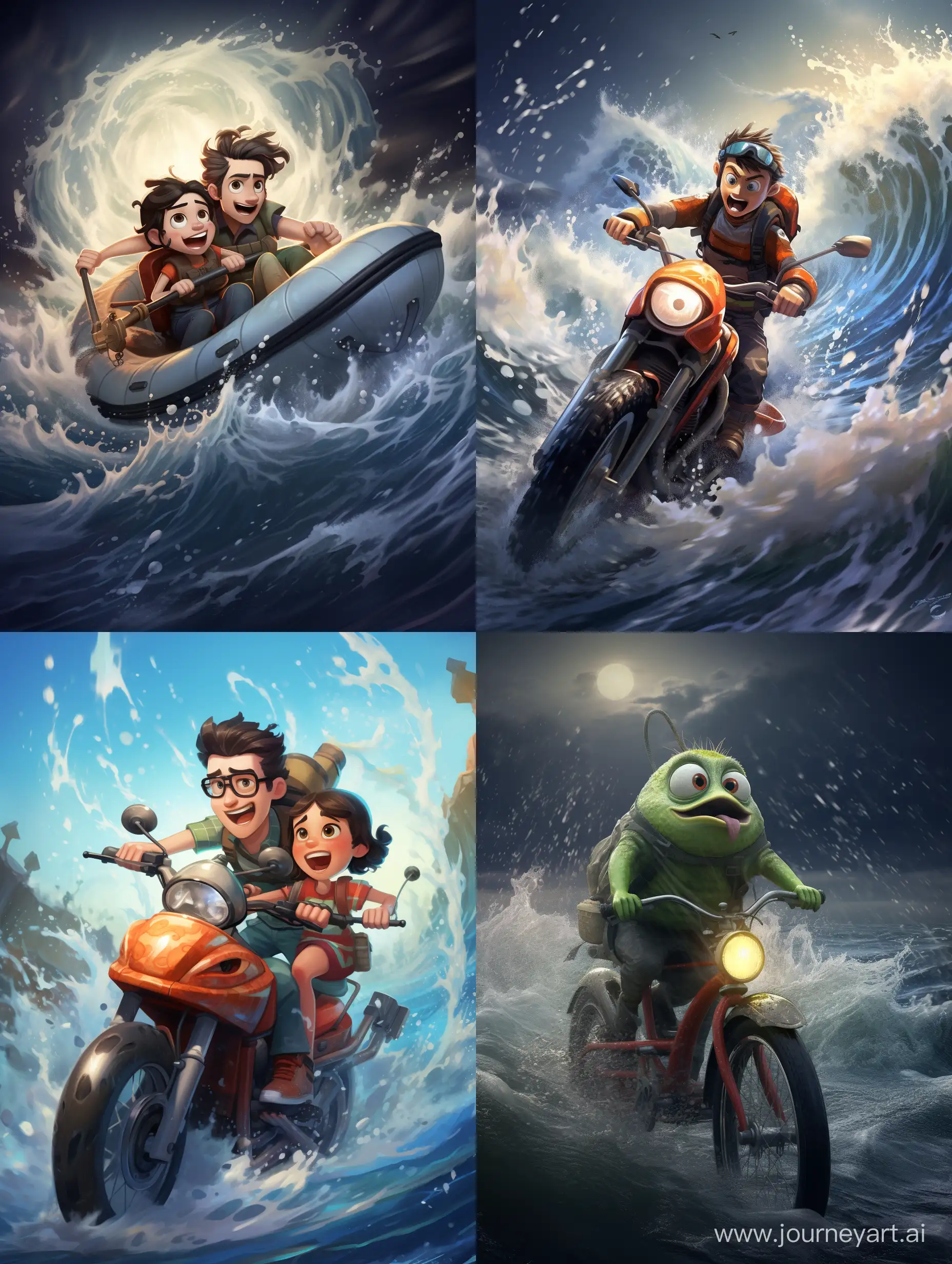 Thrilling-PixarStyle-Rough-Water-Adventure
