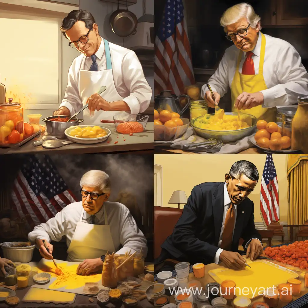 USA-President-Cooking-Scrambled-Eggs-at-Home