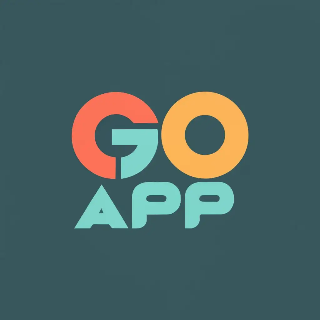 logo, Application , with the text "GoApp", typography, be used in Internet industry