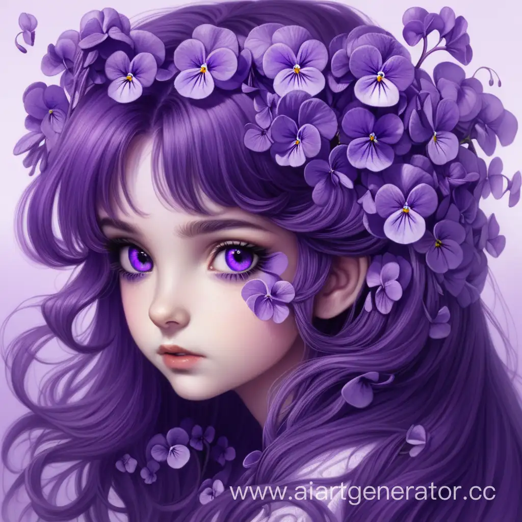 Girl-with-Violet-Eyes-and-Floral-Adornments-Portrait-of-a-Young-Woman-with-Natural-Beauty-and-Artistic-Expression