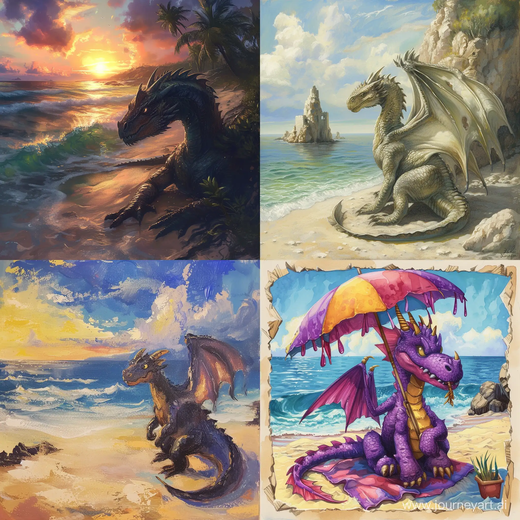 Majestic-Dragon-Roaming-the-Sandy-Beach