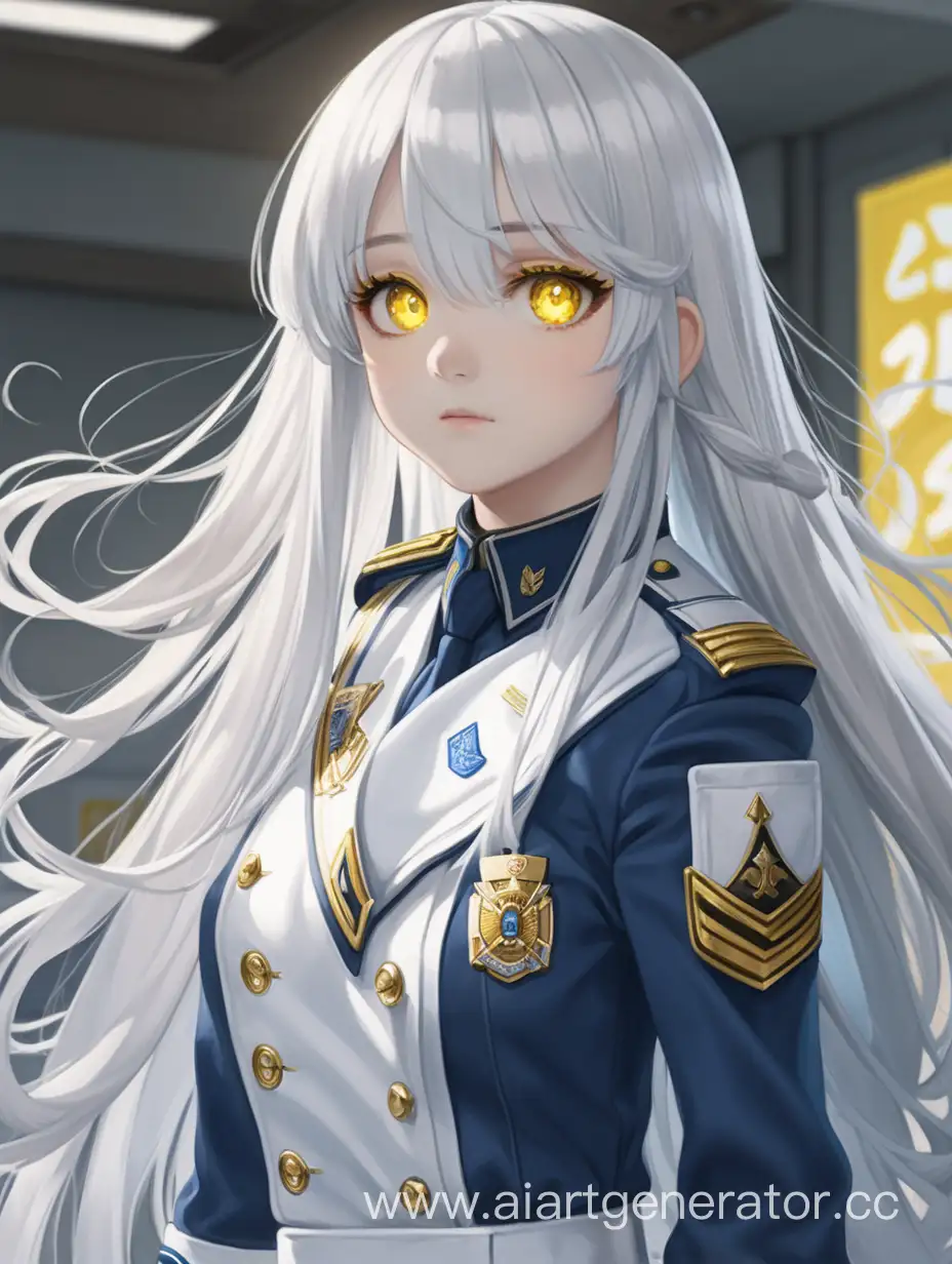 Ethereal-WhiteHaired-Girl-in-Elegant-Uniform-with-Yellow-Eyes