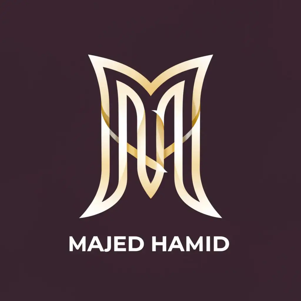 a logo design,with the text "Majed Hamid", main symbol:M,complex,be used in Internet industry,clear background
